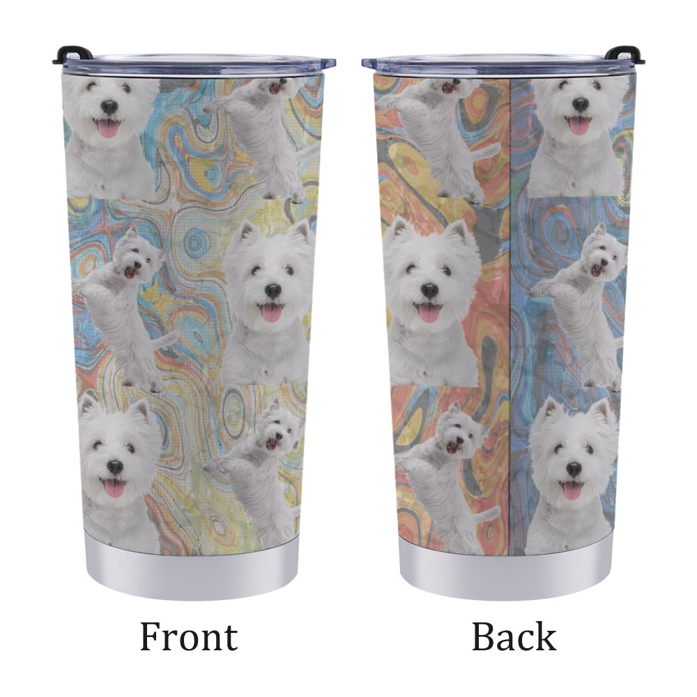 “The Westie” Travel Coffee Mug 20 Oz