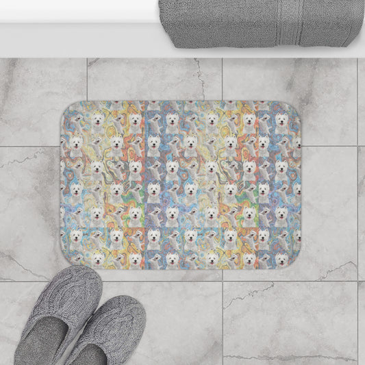 “The Westie” Bathmat