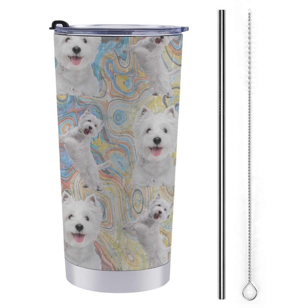 “The Westie” Travel Coffee Mug 20 Oz