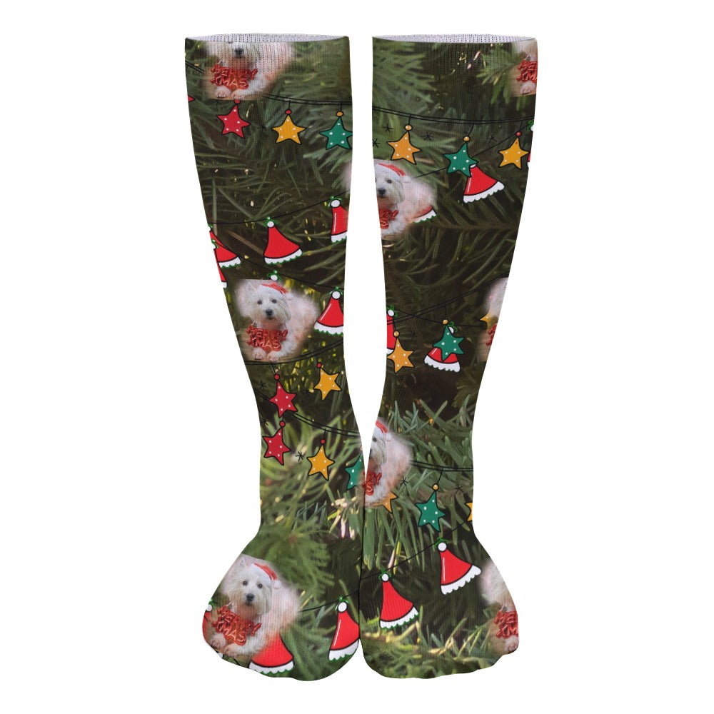 “Merry Westie Christmas” Women’s Thick Socks