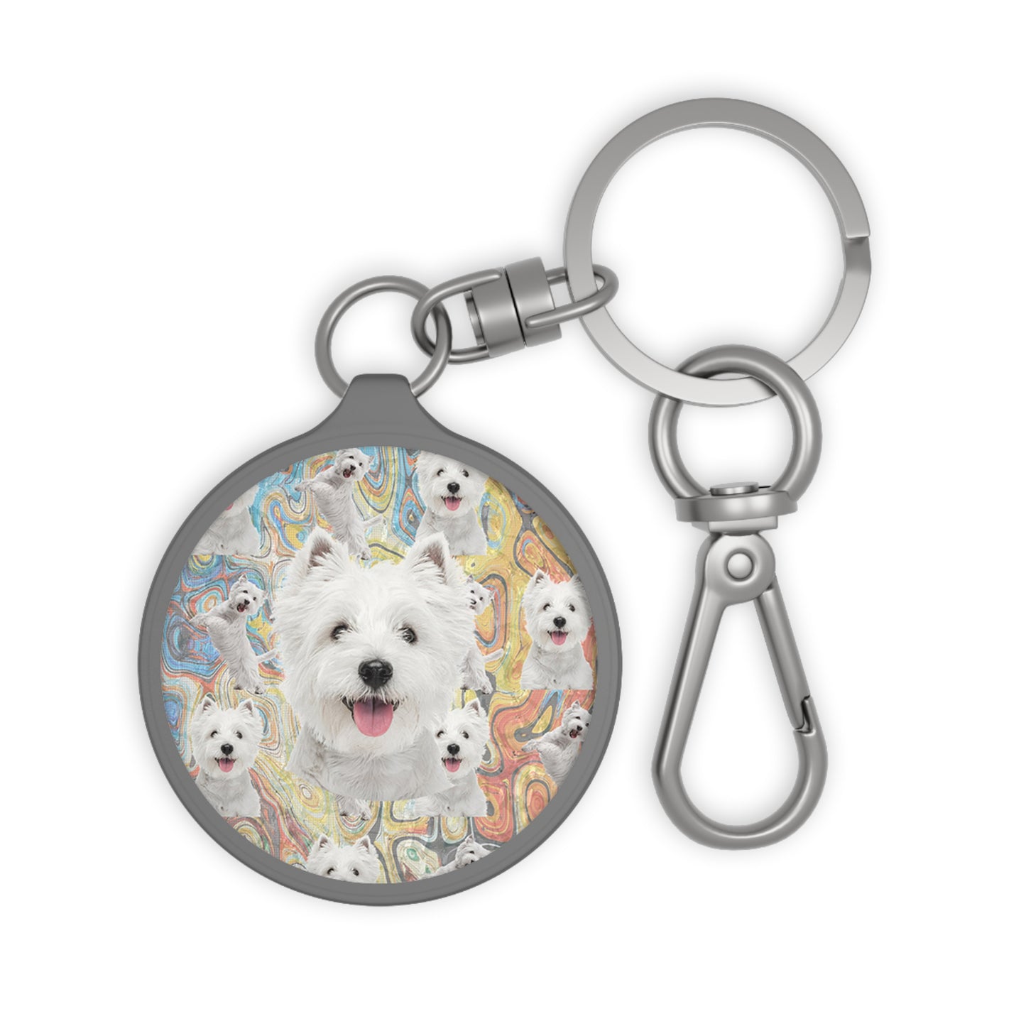 “The Westie” Key Ring Tag