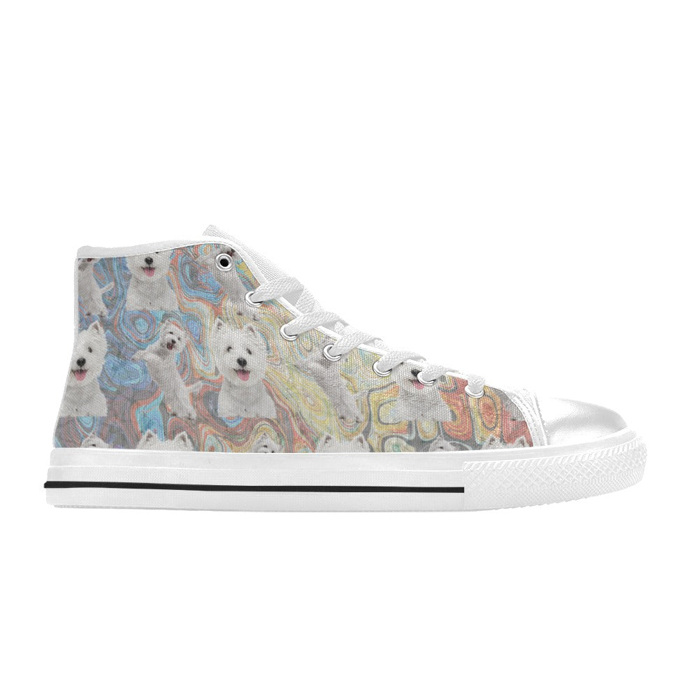 “The Westie” Men’s Aquila High Top Canvas Shoes