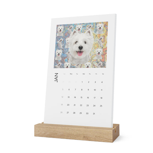 “The Westie” Vertical Calendar (2025)