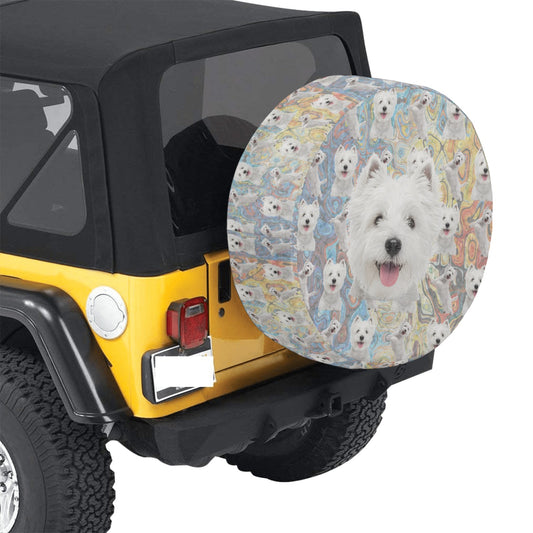 “The Westie” Spare Tire Cover (Large) (17")