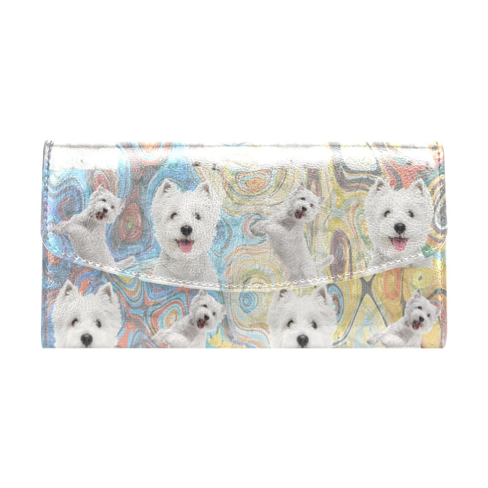 “The Westie” Women’s Flap Wallet