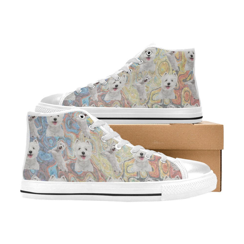 “The Westie” Men’s Aquila High Top Canvas Shoes