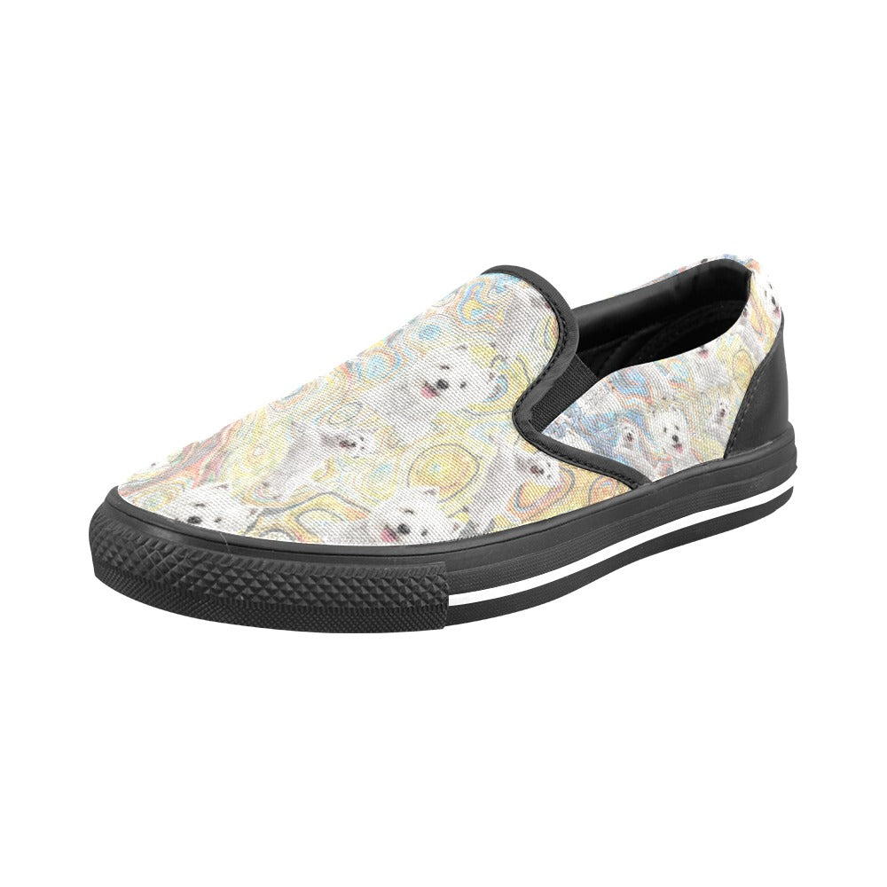 “The Westie” Women’s Slip-On Canvas Shoes