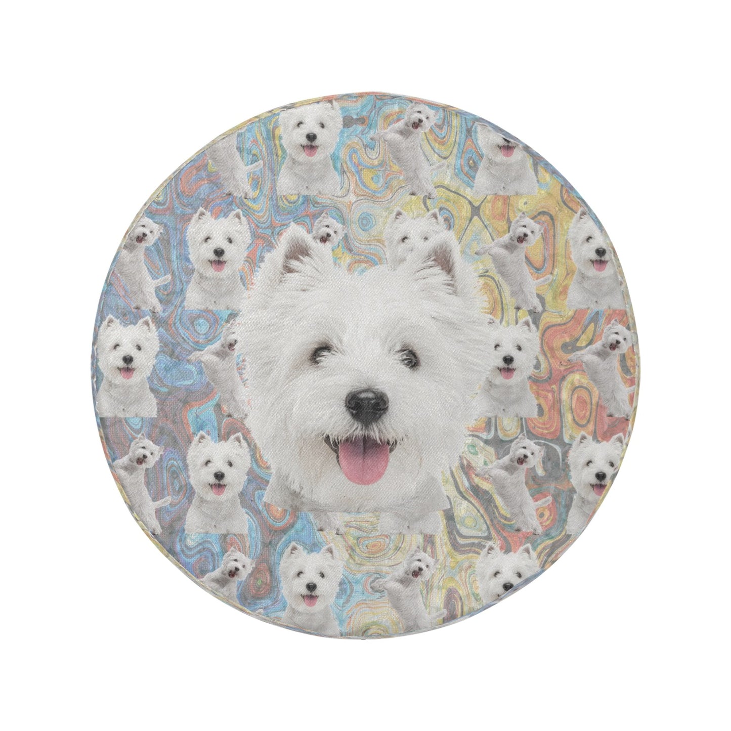 “The Westie” Spare Tire Cover (Large) (17")