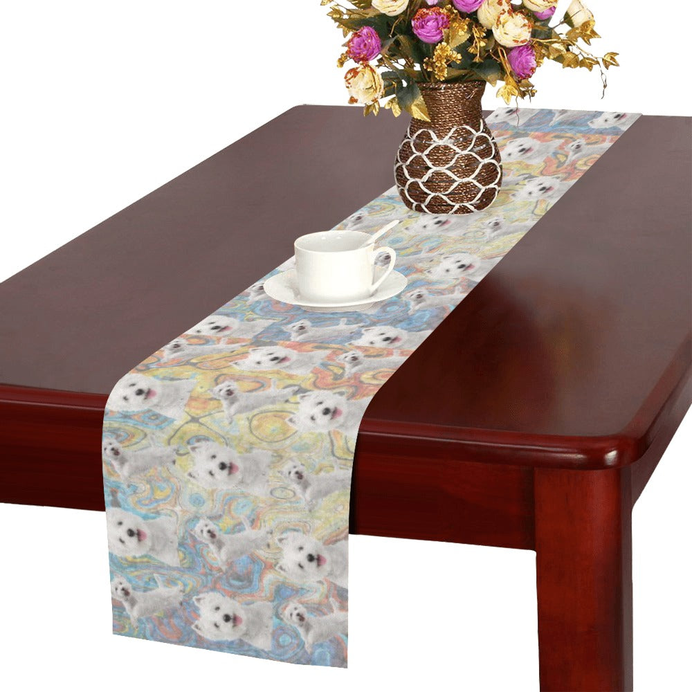 “The Westie” Table Runner  16"x 72"