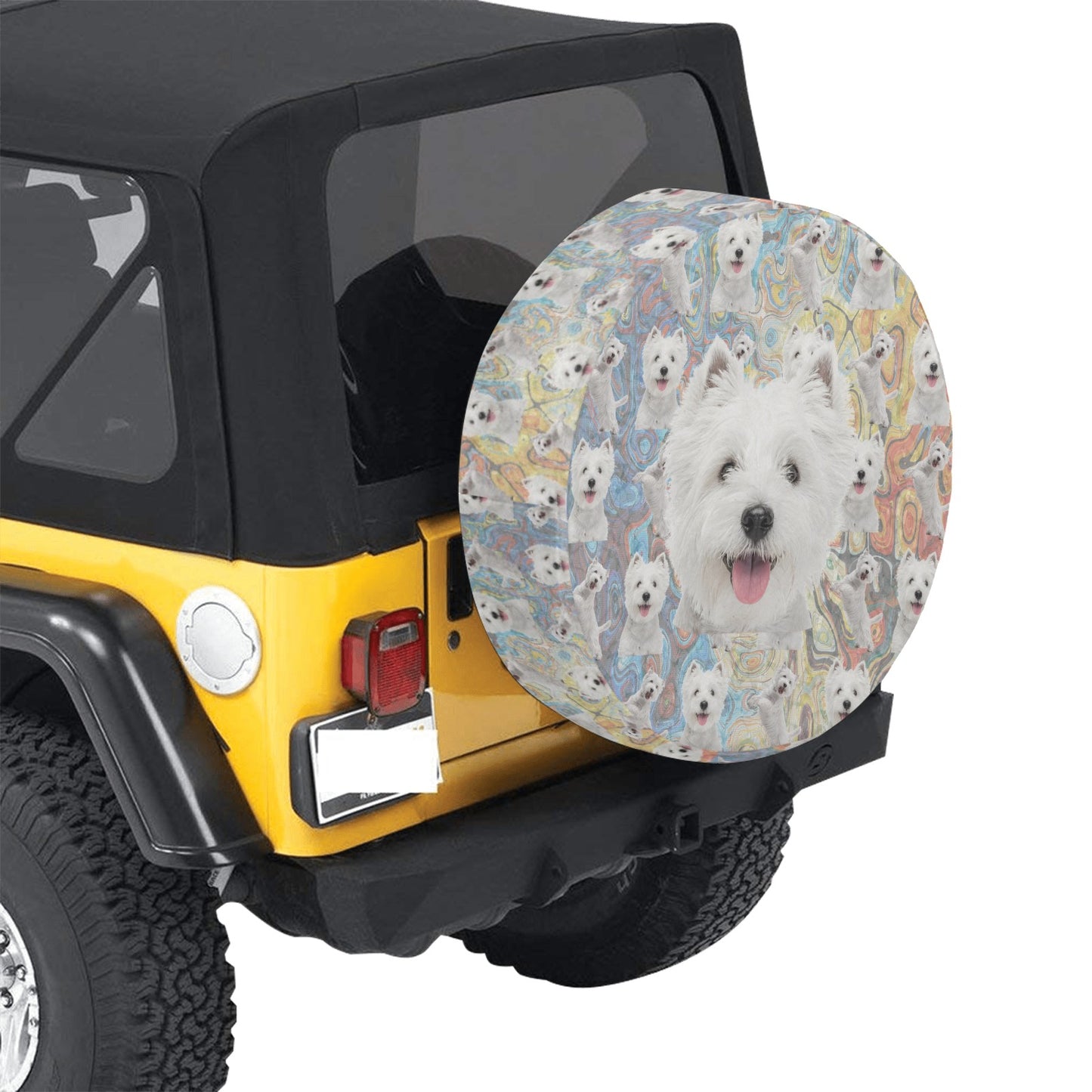 “The Westie” Spare Tire Cover (Medium) (16")