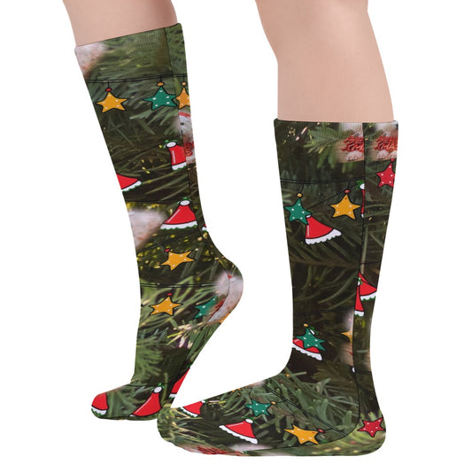 “Merry Westie Christmas” Women’s Thick Socks