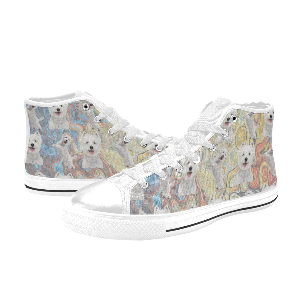 “The Westie” Men’s Aquila High Top Canvas Shoes