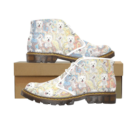 “The Westie” Women's Canvas Chukka Boots